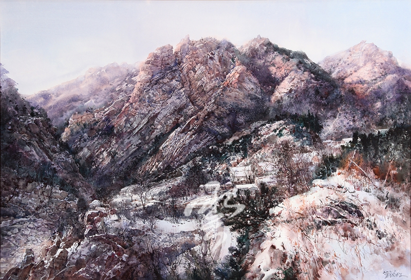 王绍波 《驼峰铁铸》 100*150cm 2016年